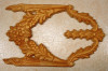 EMBOSSED WOOD APPLIQUE / ONLAY # 513 7 1/8 X 11 5/8