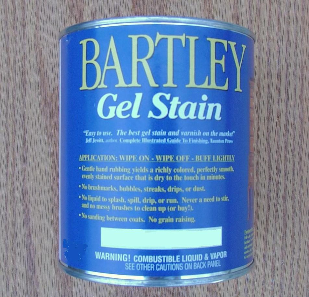 BARTLEY GEL STAIN GOLDEN OAK  1/2 PINT