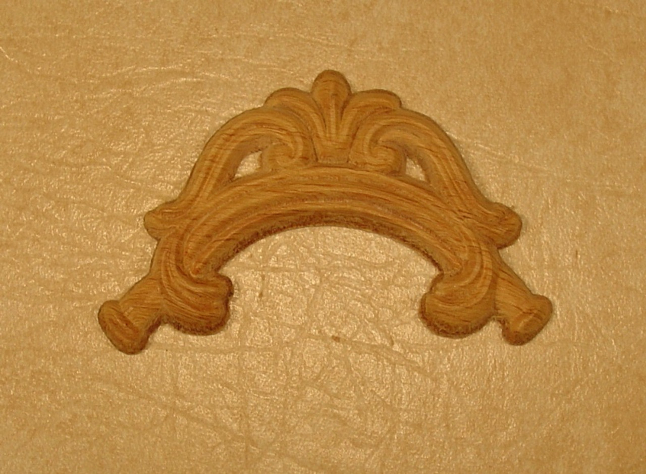 EMBOSSED WOOD APPLIQUE / ONLAY # 685 2 3/4 X 4