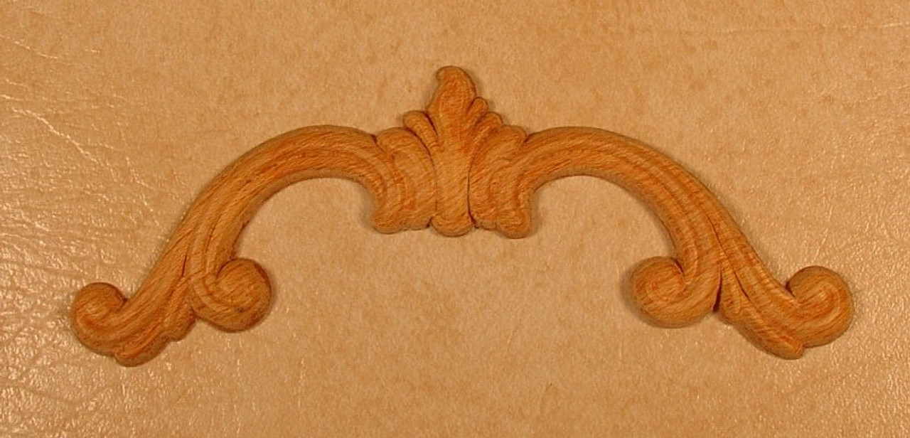 EMBOSSED WOOD APPLIQUE / ONLAY # 621 2 5/8 X 7