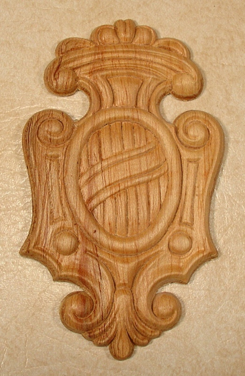 EMBOSSED WOOD APPLIQUE / ONLAY # 737 4 X 6 7/8