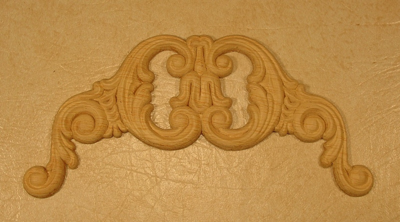 EMBOSSED WOOD APPLIQUE / ONLAY # 711 4 1/2 X 9 3/4