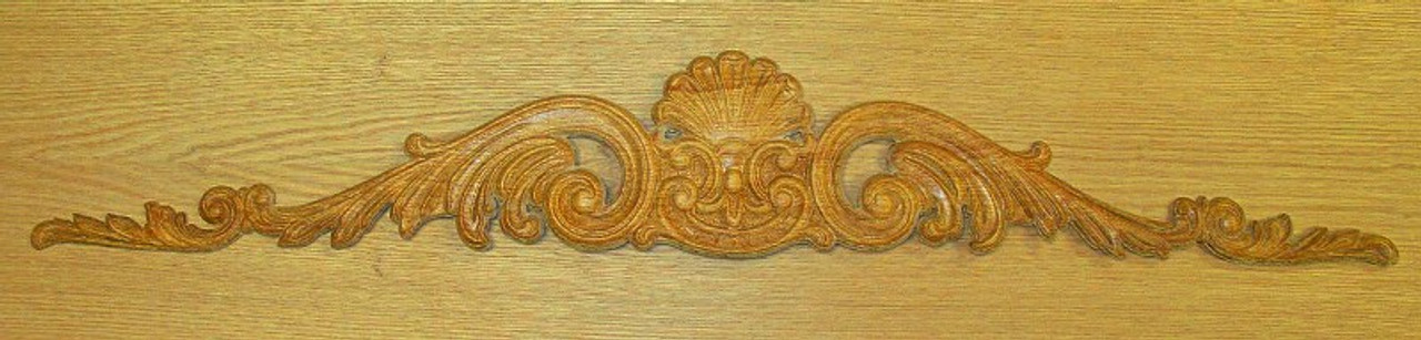 EMBOSSED WOOD APPLIQUE / ONLAY # 727 5 5/8 X 36 7/8