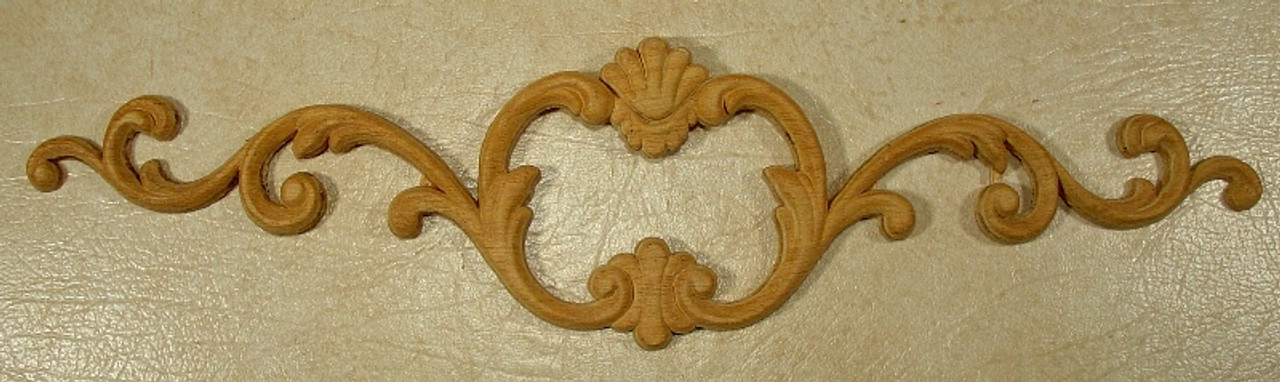 EMBOSSED WOOD APPLIQUE / ONLAY # 036 4 X 16 3/8