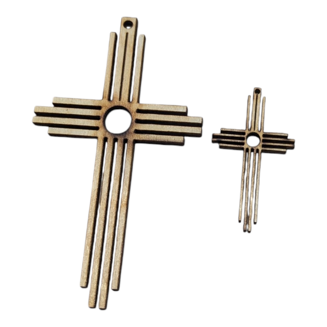 EARRING / PENDENT CROSS 2