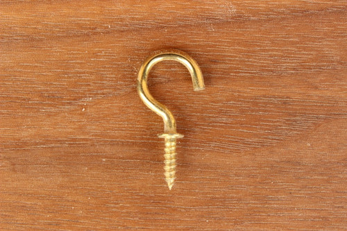 CUP HOOK BRASS 50 CT