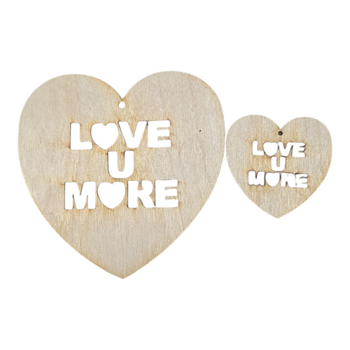 EARRING / PENDENT LOVE U MORE