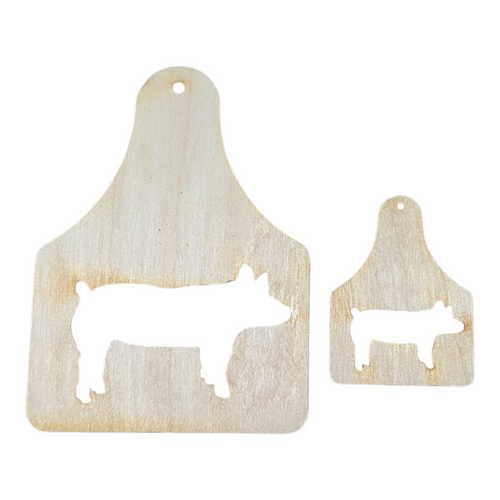 EARRING / PENDENT TAG PIG
