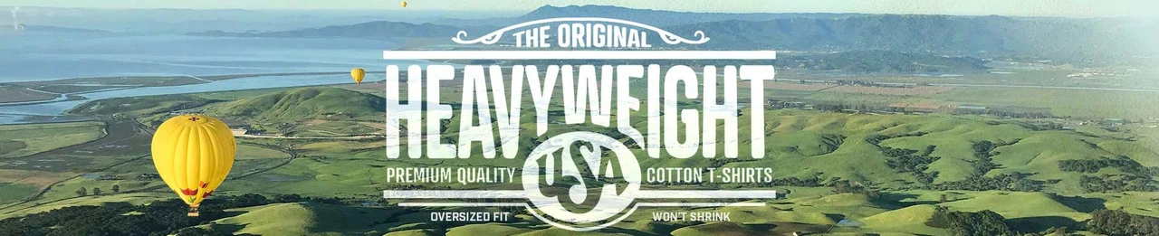 Buy Men's Heavyweight Cotton Crew Neck T-Shirt - Classic Fit - Made in USA