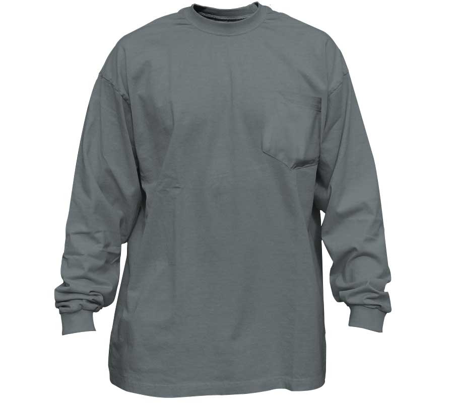 Pocket T-Shirt | Tall Fit | Long Sleeve - HeavyTShirt.com