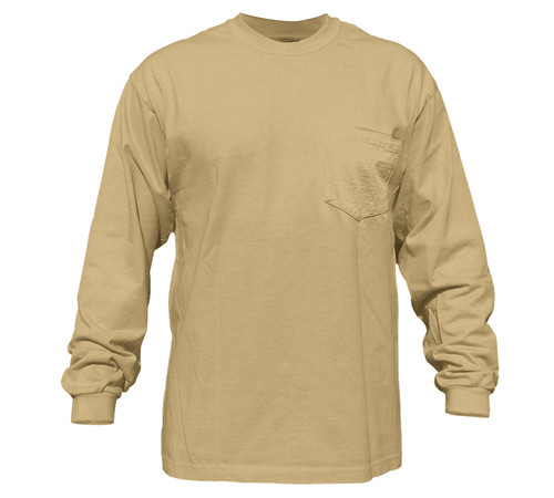 Thick Pocket Long sleeve shirt Made in USA | Premium T Shirts