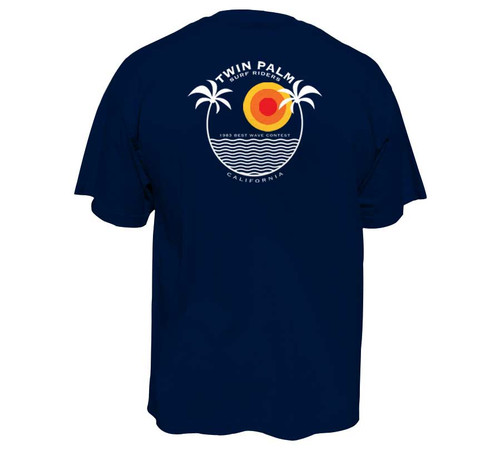 Twin Palms Graphic Print Heavy T-Shirt | Pro Fit