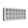 Wine Rack w/21 cubes 36 W X 18 H - Luna Timber by Fabuwood
