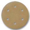 6\" Abrasive Disc 150 Grit Gold Velcro 6-Hole