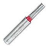 Carbide Router Bit, Straight, 3/8in Shank, 1/4in Dia, 3/4in Height, 2 Flutes