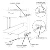 Trimmable Concealed Undermount Drawer Slides, 500 Series GO-EZ Replacement Kit