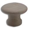 Knob 1-1/2" Maple Unfinished w/Insert