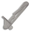 Shelf Lockdown 1/2" Thick 1/4" Shank 5/16" Stud Length Clear,