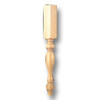35.25" Plain Country French Half Column Cherry