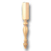 35.25" Plain Country French Half Column Cherry