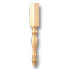 35.25" Plain Country French Half Column Cherry