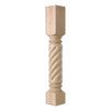 5" Dia Rope Classic Column Half Maple 1ea