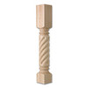 5" Dia Rope Classic Column Half Maple 1ea