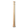 34.5" Plain Corinth Roman Half Column Maple