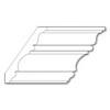 Poplar Crown Moulding- 13/16 x 6 1/4