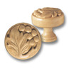 Vineyard Knobs Linden Wood 4cd, 1-1/2 in.