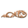 Cherry Wood Scroll Applique