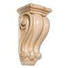 Classic Lindenwood Corbel- 9 3/4"