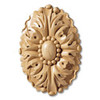 Oval Wood Rosette