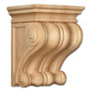 Classic Lindenwood Corbel- 9"
