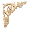 Cherry Floral Scroll Applique
