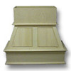 Wall Wood Hood 42in Upper Raised Panel Hickory
