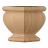 4 1/2 in. Square Traditiona Foot Maple 1ea