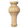 8 in. Tall Fluted 1ea 10bx Maple