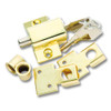 First Watch® (Keyed Alike) Keyed Patio Lock Polished Brass