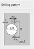 Hettich 110° Intermat Hinge, Straight-arm, Screw-On