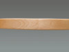 Kidney Shape Natural Wood Single Shelf Susan with Bearing, 32"