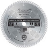 Blade 12" x 72 Tooth Heavy Duty Multi-purpose Full Kerf