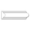 Resin Panel Moulding- 13/16 x 1 3/4