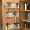 Adjustable Door Mount Spice Rack, 21"