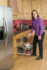 Cookware Organizer for 36" Base Cabinets - Chrome-Crominox Wire