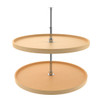 Full Round, Banded Wood, 2 Shelf Susan, 32"