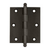 3''x 2 1/2'' Hinge, w/ Ball Tips, Oil Rubbed Bronze