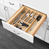Cut-To-Size Insert Cutlery Organizer for Drawers