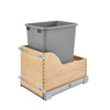 Single Soft-Close Reduced Depth Waste Container Pullout w/ Tandem Heavy-Duty Slides 1