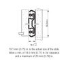 Slide, Full Extension, 550 Lb. Weight Capacity, Lock-In/Lock-Out Mechanism 3
